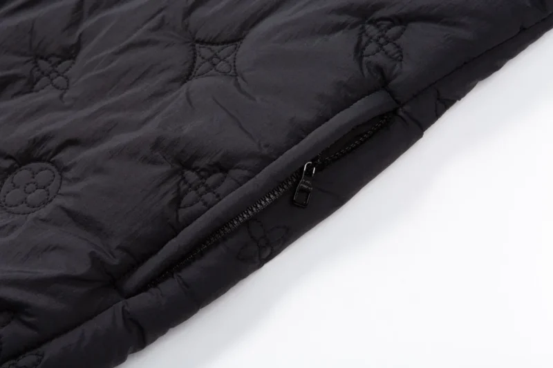 Replica Louis Vuitton Monogram Quilted Jacket Black Reps - RepLuxe