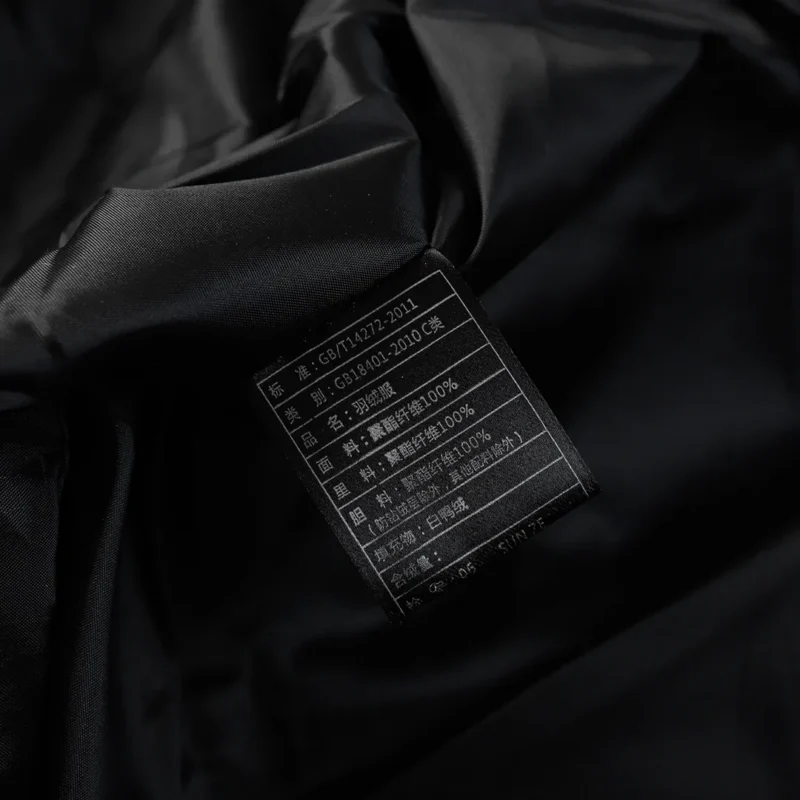 Replica Arcteryx Down Long Coat Black Hooded Reps - RepLuxe