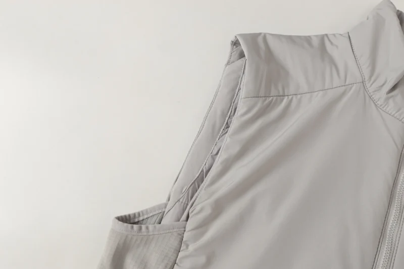 Replica Arcteryx Embroidered Vest Light Grey Sleeveless Reps - RepLuxe