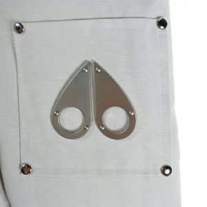 Replica Moose Knuckles Classic Bomber Jacket White Reps - RepLuxe