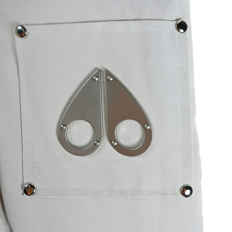 Replica Moose Knuckles Classic Bomber Jacket White Reps - RepLuxe