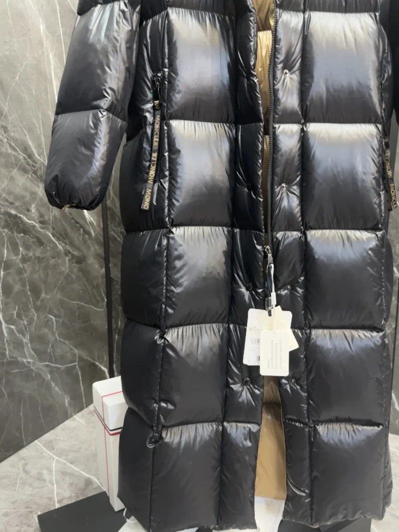 Replica Moncler Parnaiba Long Down Jacket Black Reps - RepLuxe