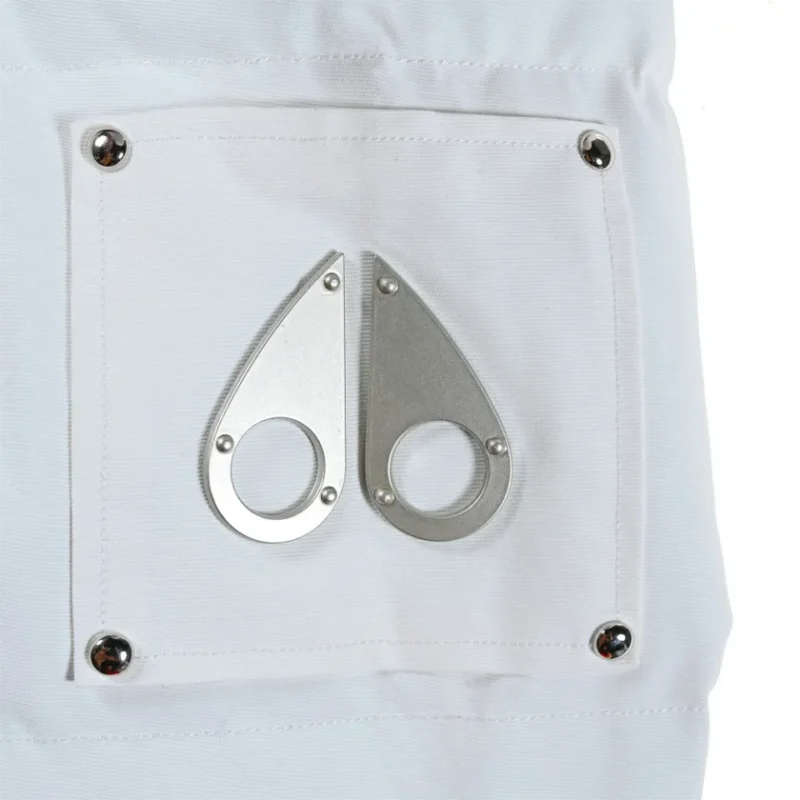 Replica Moose Knuckles Classic Aviator Jacket White Reps - RepLuxe