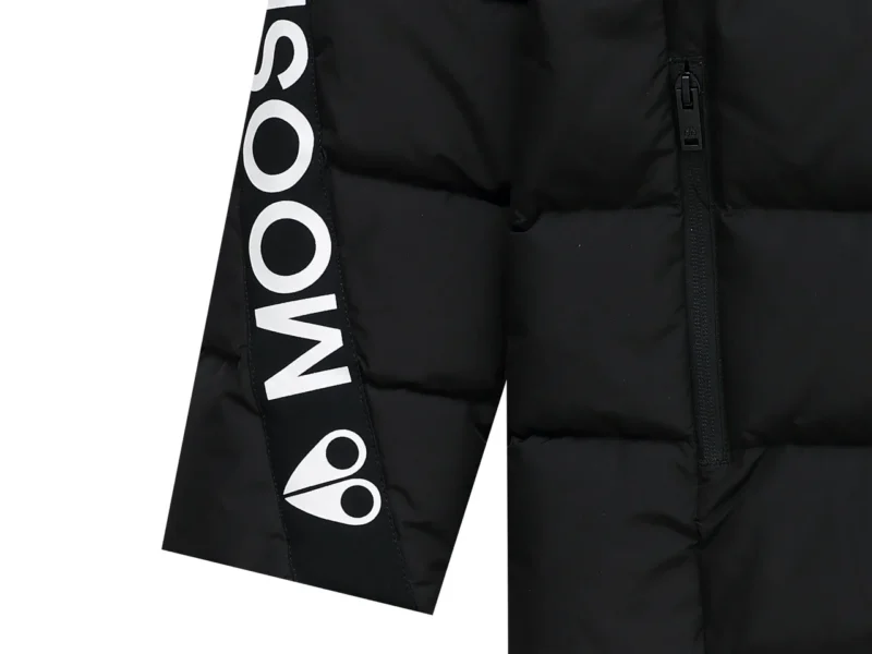 Replica Moose Knuckles Classic Pilot Puffer Jacket Black Reps - RepLuxe