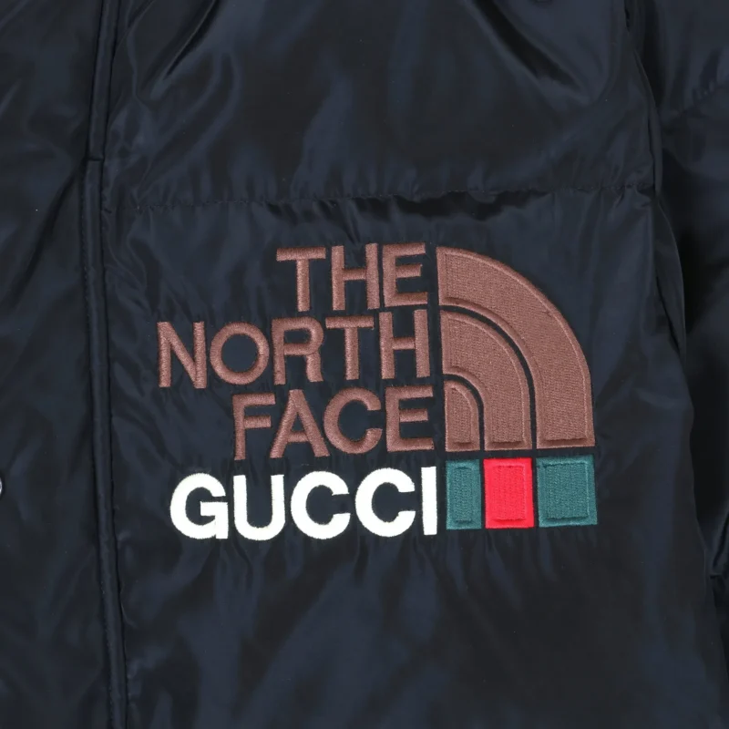 Replica Gucci x The North Face Down Jacket Black Reps - RepLuxe