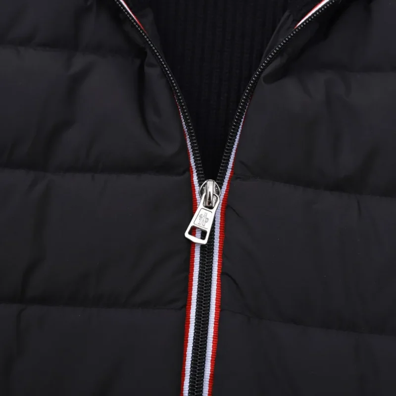 Replica Moncler M32 Knit Down Jacket Black Reps - RepLuxe