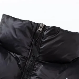 Replica The North Face Short Puffer Jacket Black Reps - RepLuxe