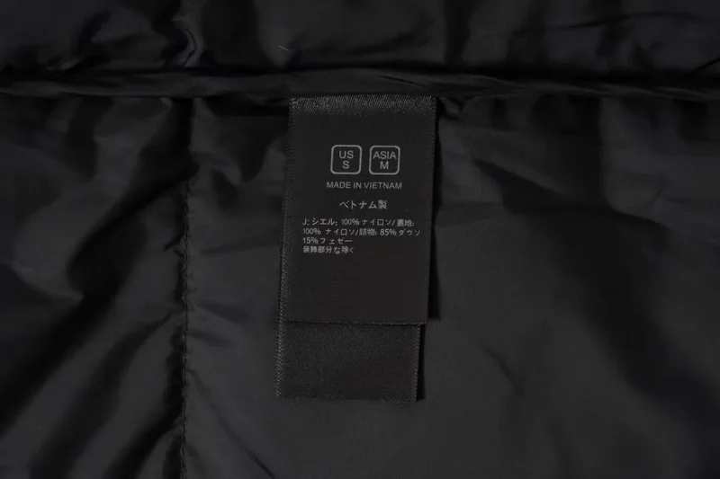 Replica The North Face Zebra Down Jacket BlackWhite Reps - RepLuxe