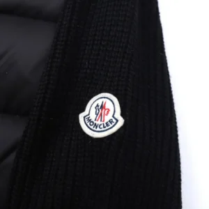 Replica Moncler M30 Knit Down Jacket Black Women Reps - RepLuxe