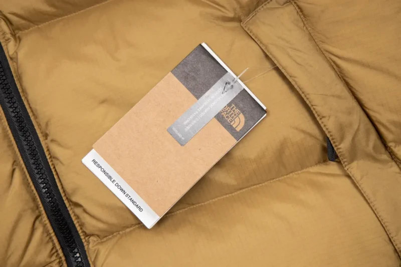 Replica The North Face 1996 Nuptse Jacket Beige Black Reps - RepLuxe