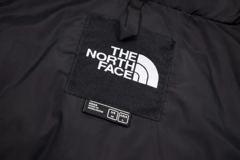 Replica The North Face 1996 Nuptse Jacket Beige Black Reps - RepLuxe