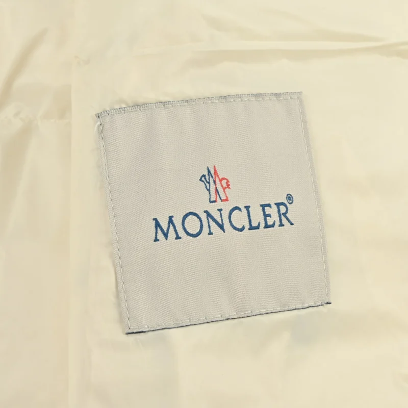 Replica Moncler Andro Short Hooded Down Jacket Beige Reps - RepLuxe