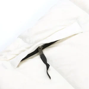 Replica The North Face 1996 Nuptse Vest White Black Reps - RepLuxe