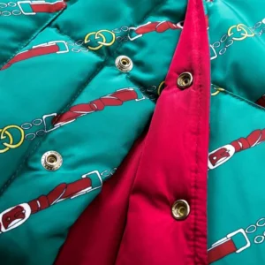 Replica THE NORTH FACE x GUCCI Vest Green Pattern Reps - RepLuxe