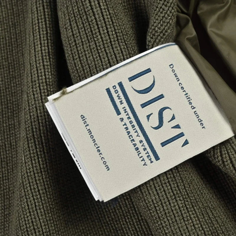 Replica Moncler Knit Hooded Down Jacket Olive Reps - RepLuxe