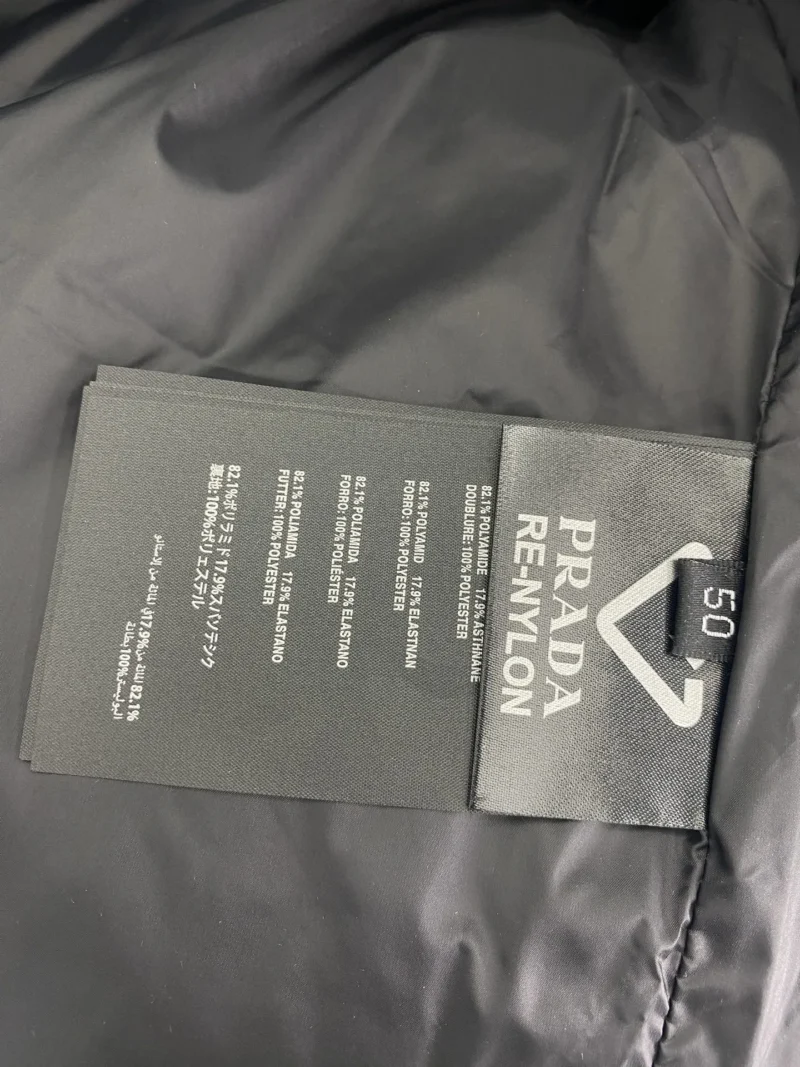 Replica Prada Re-Nylon Down Vest Grey Regular Fit Reps - RepLuxe