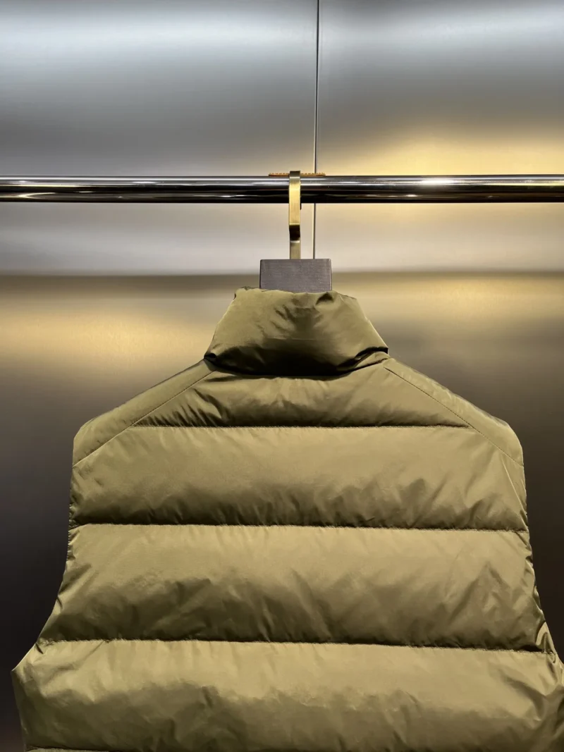 Replica Prada Minimalist Down Vest Olive Green Reps - RepLuxe