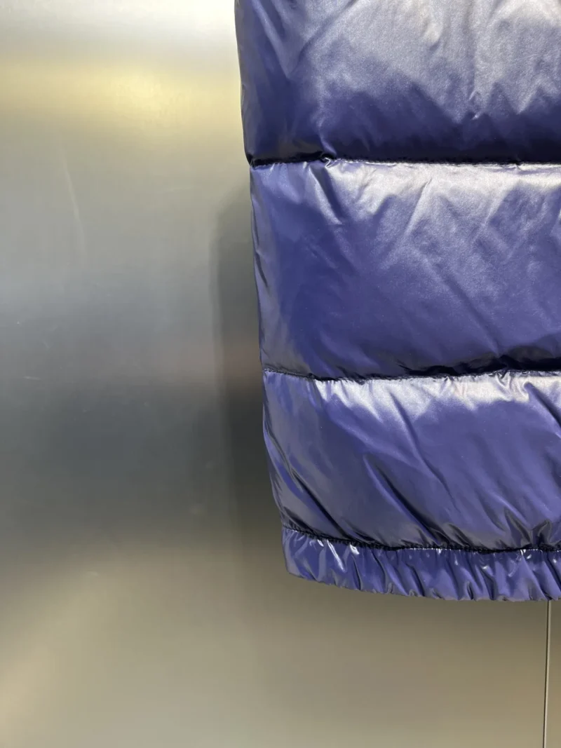 Replica Prada Minimalist Down Vest Blue Sleeveless Reps - RepLuxe