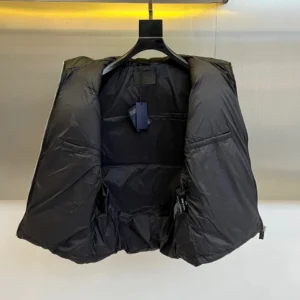 Replica Prada Quilted Down Vest Black Sleeveless Reps - RepLuxe