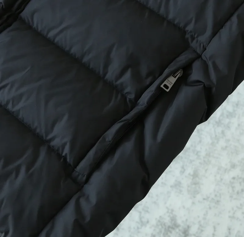 Replica Prada Re-Nylon Down Vest Cocoa Brown Reps - RepLuxe