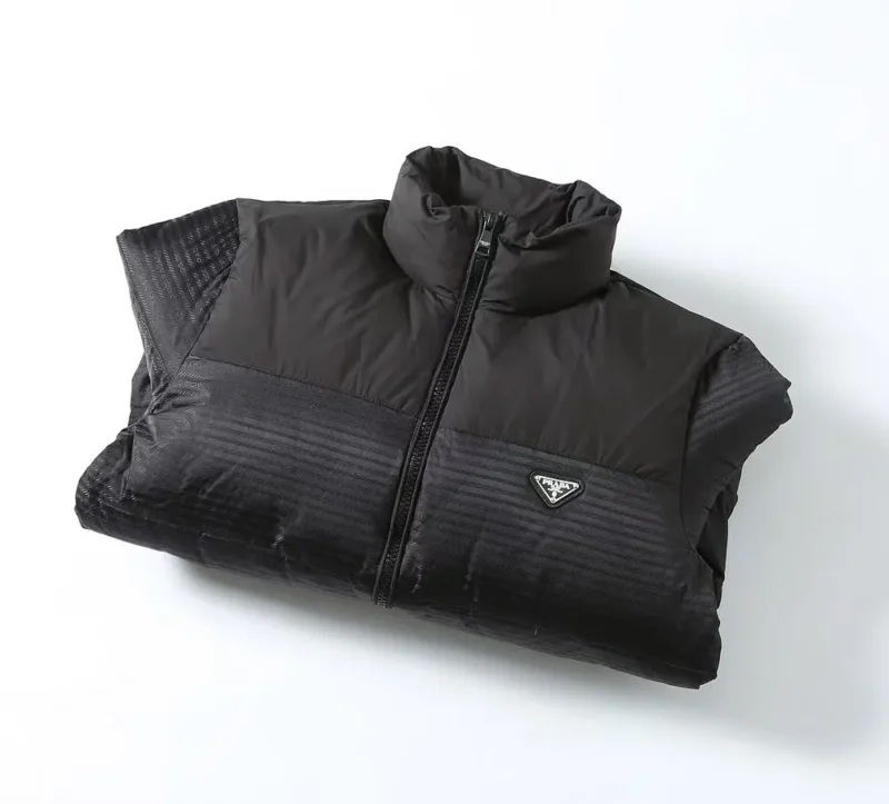 Replica Prada Down Jacket Black Quilted Style Reps - RepLuxe
