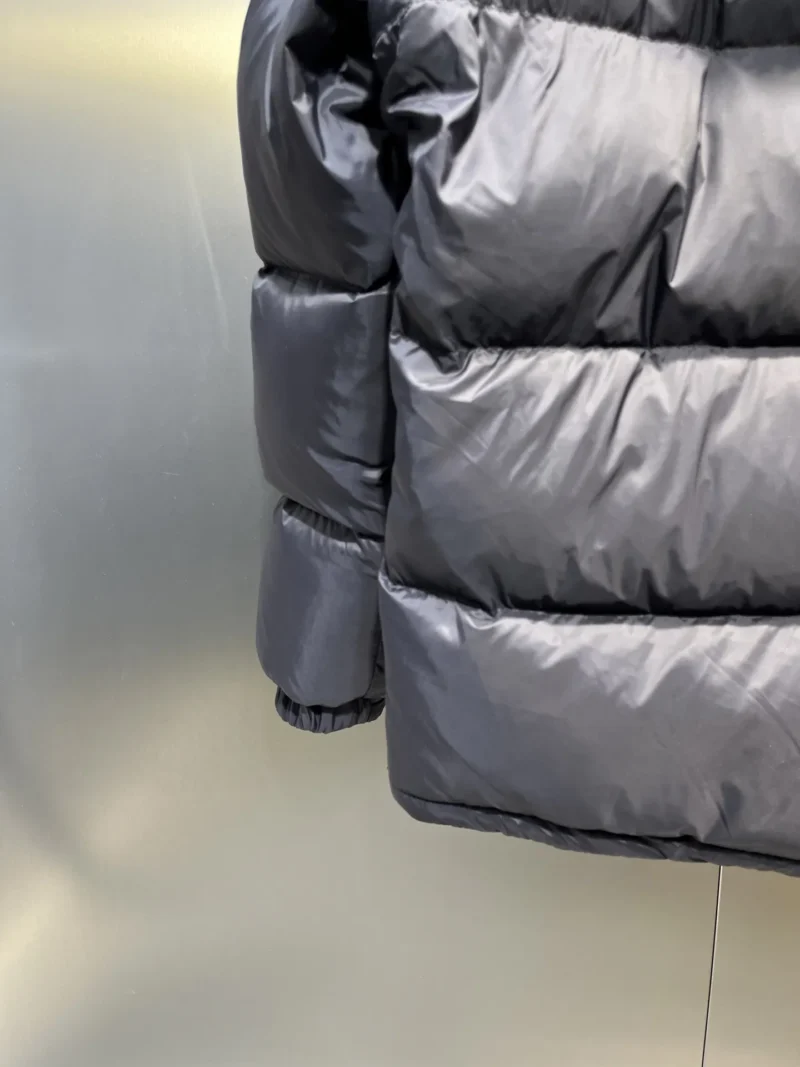 Replica Prada Down Jacket Black Detachable Hood Reps - RepLuxe