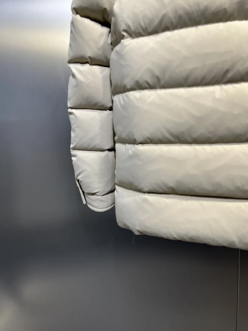 Replica Prada ReNylon Down Jacket Beige Unisex Reps - RepLuxe