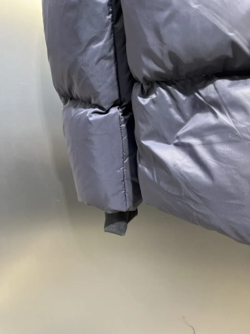 Replica Prada Down Jacket Grey Hooded Puffer Reps - RepLuxe