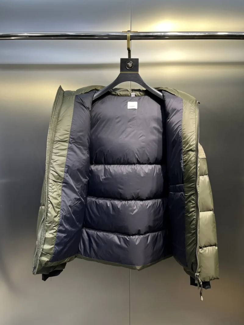 Replica Prada Down Jacket Olive Green Hooded Reps - RepLuxe
