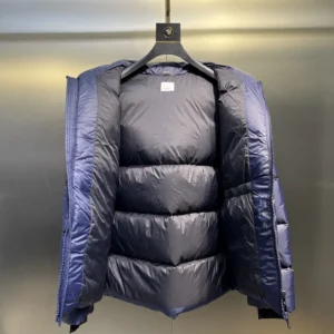 Replica Prada Down Jacket Hooded Blue Puffer Reps - RepLuxe