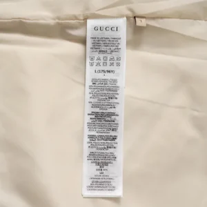 Replica THE NORTH FACE x GUCCI Down Vest Beige Reps - RepLuxe