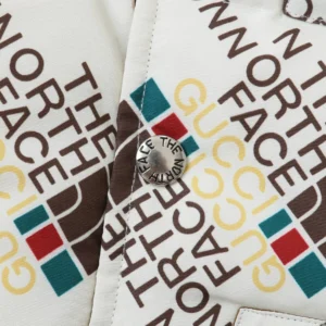 Replica THE NORTH FACE x GUCCI Down Vest White Reps - RepLuxe