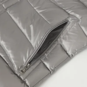 Replica Moncler Acorus Stand Collar Down Jacket Grey Reps - RepLuxe