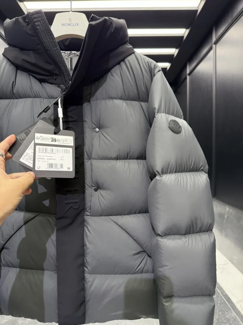 Replica Moncler Madeira Black Short Down Jacket Reps - RepLuxe