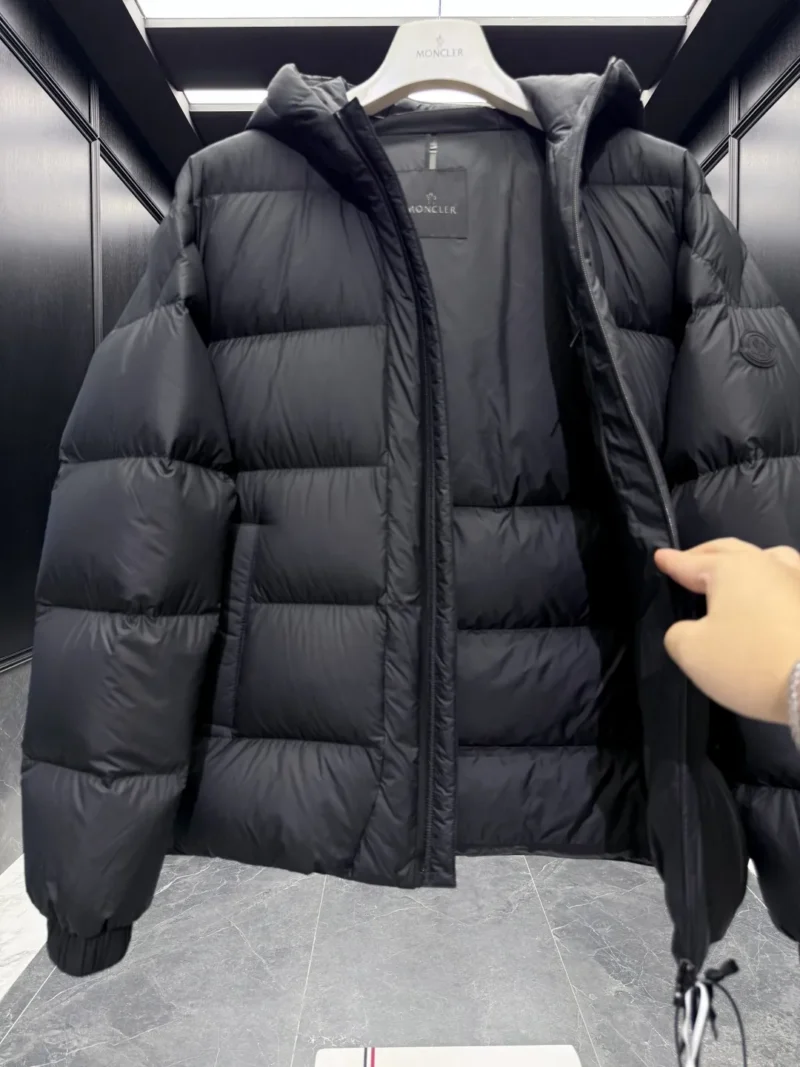 Replica Moncler Matt Black 558 Down Jacket Black Reps - RepLuxe