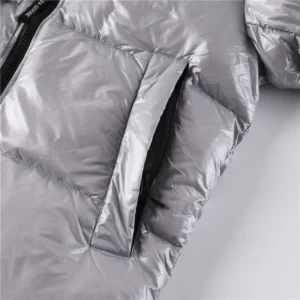 Replica Canada Goose Crofton Puffer Jacket Silver Reps - RepLuxe