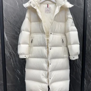 Replica Moncler Cavettaz Down Jacket Ivory Long Reps - RepLuxe