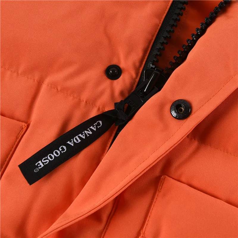 Replica Canada Goose Freestyle Crew 4154M Orange Vest Reps - RepLuxe