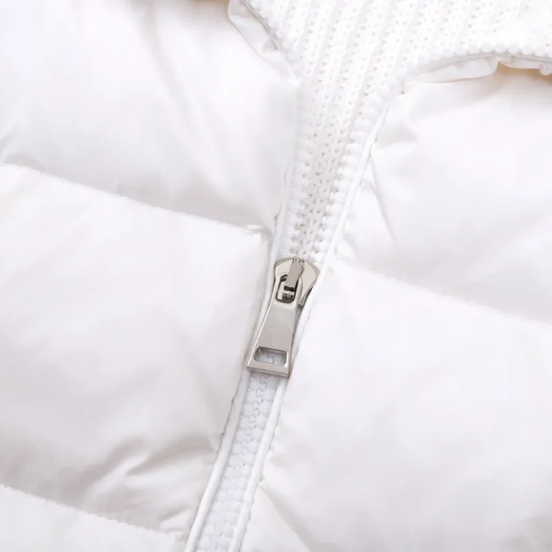 Replica Moncler M30 Knit Down Jacket White Reps - RepLuxe
