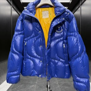 Replica Moncler Palm Angels Haunani Puffer Jacket Blue Reps - RepLuxe