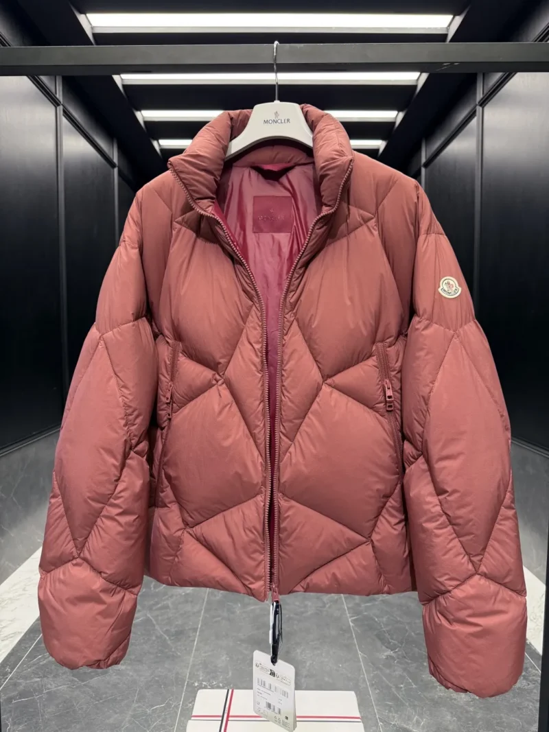 Replica Moncler Vardar Down Jacket Red Quilted Reps - RepLuxe