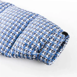 Replica Supreme TNF Studded Logo Hooded Puffer Blue Reps - RepLuxe