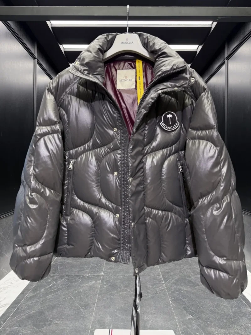 Replica Moncler Palm Angels Haunani Puffer Jacket Black Reps - RepLuxe