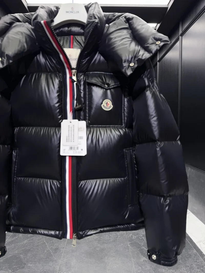 Replica Moncler Montbeliard Down Jacket Black Short Reps - RepLuxe