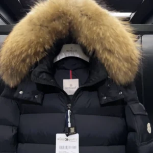 Replica Moncler Mayaf Short Down Jacket Black Hooded Reps - RepLuxe