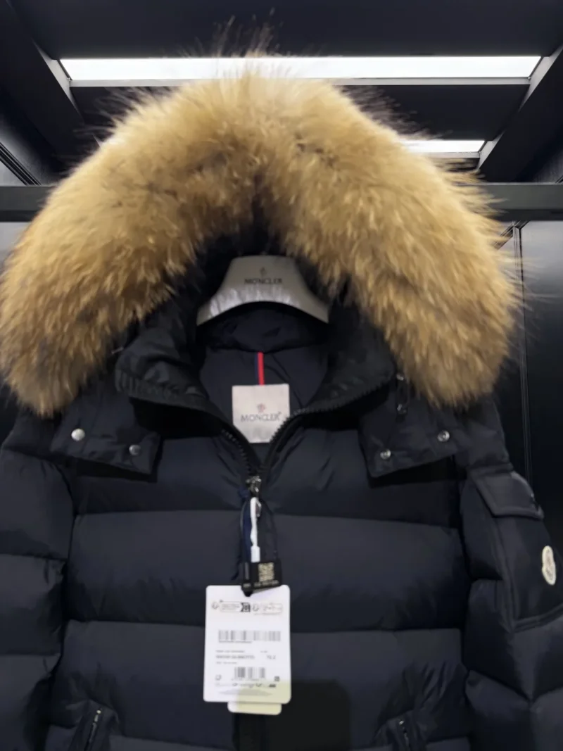 Replica Moncler Mayaf Short Down Jacket Black Hooded Reps - RepLuxe