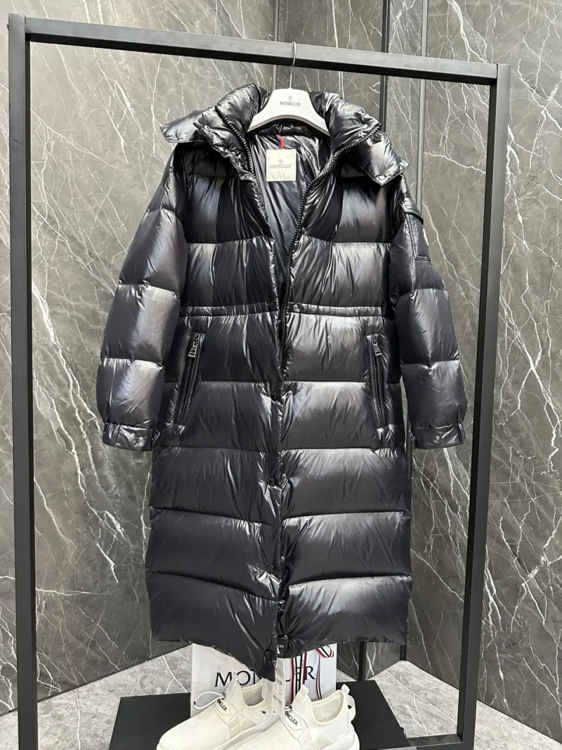 Replica Moncler Cavettaz Long Down Jacket Black Reps - RepLuxe