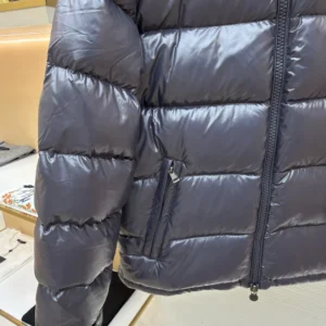 Replica Moncler Maya Down Jacket Navy Hooded Reps - RepLuxe