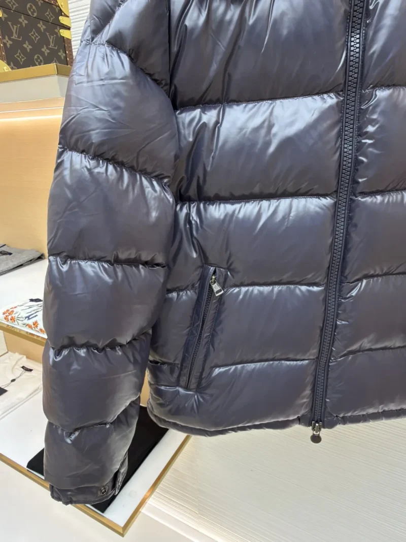 Replica Moncler Maya Down Jacket Navy Hooded Reps - RepLuxe