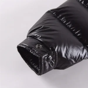 Replica Moncler Maya Down Jacket Black Hooded Reps - RepLuxe